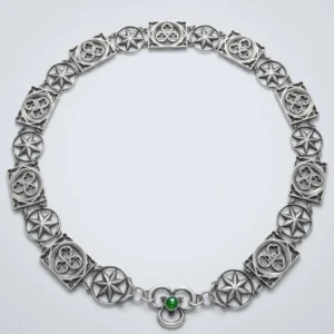Medieval Knight's Collar "Gothic Star" - Historical Livery Chain (14th-15th c.)